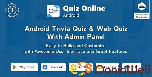More information about "Quiz Online | Trivia Quiz | Android Quiz Game with Web Quiz + Admin Panel"