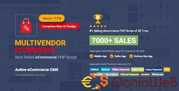 Active eCommerce CMS + Addons And Apps
