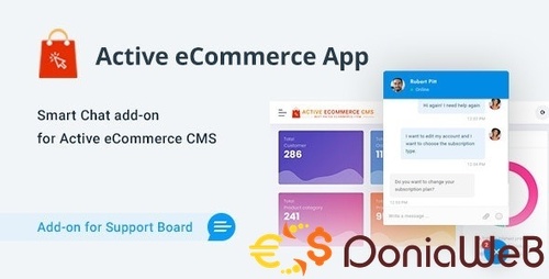 More information about "Active eCommerce Chat & Support App for Support Board"