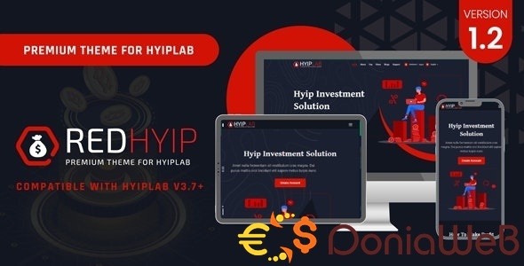 RedHyip - Premium Theme For HYIPLAB
