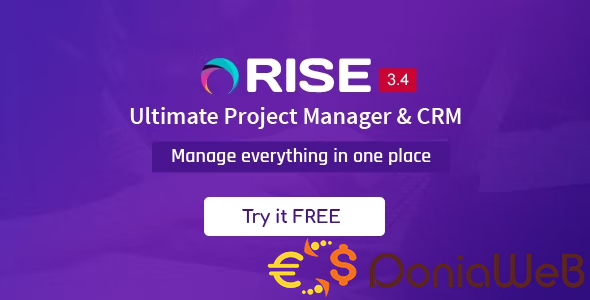 RISE - Ultimate Project Manager & CRM