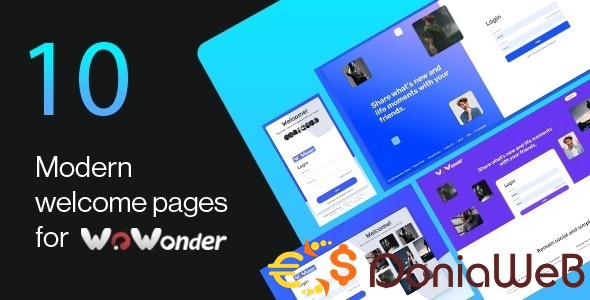 Wonderful - The Ultimate Welcome Page Themes For WoWonder