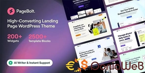 More information about "PageBolt - Landing Page WordPress Theme"