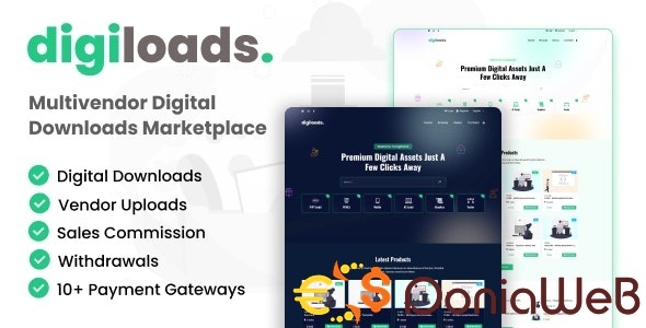 Digiloads - Multivendor Digital Downloads Marketplace