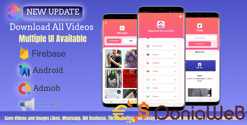 More information about "Download All Videos - FB, Insta, WA Story Saver & MxTakaTak, Moj, Josh and more Video Saver | Full Applications"