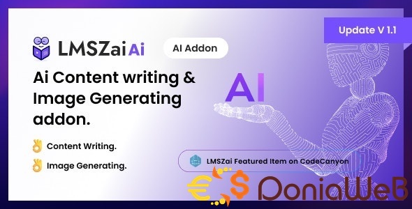 LMSzai AI - Ai Content writing & Image Generating addon.