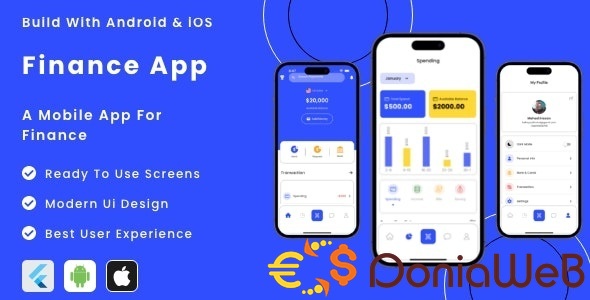 Finance App - Flutter Mobile App Template