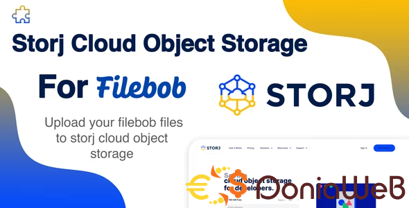 Storj Cloud Object Storage Add-on For Filebob