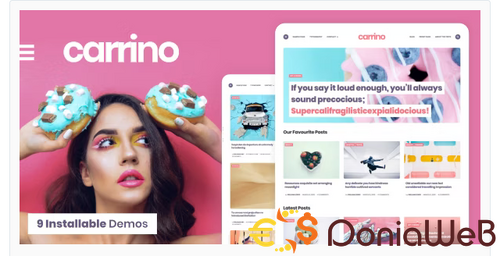 More information about "Carrino - An Exciting Gutenberg Blog Theme"