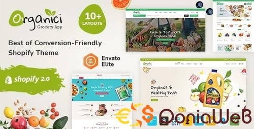 More information about "Organici - Fresh Food & Grocery Store - Shopify Multi-Purpose Mega Responsive Theme"