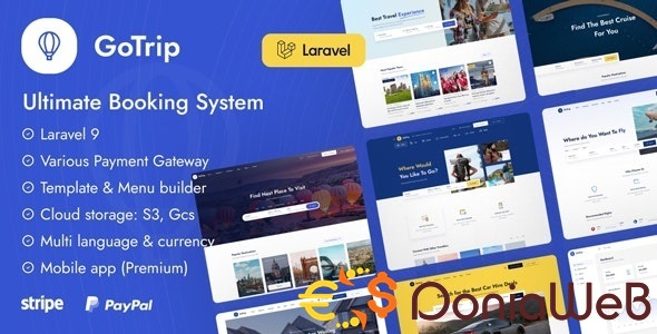 GoTrip - Laravel Booking System