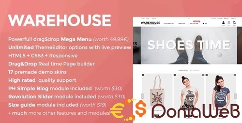 More information about "Warehouse - Prestashop theme with elementor"