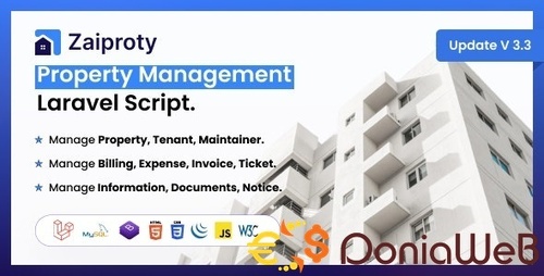 More information about "Zaiproty - Property Management Laravel Script"