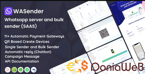 More information about "WASender - Whatsapp server and bulk sender (SAAS)"