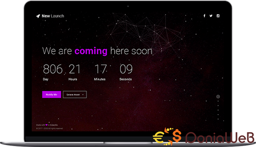 More information about "New Launch - Responsive Coming Soon Page HTML"