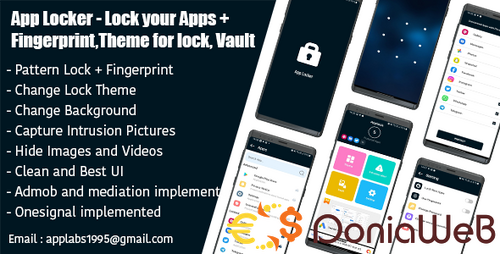 More information about "App Locker - Lock your Apps + Fingerprint, Theme for lock, Vault support ADMOB,FB MEDIATION"