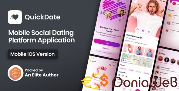 QuickDate IOS- Mobile Social Dating Platform Application