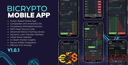 More information about "Bicrypto Mobile - Fully Native Flutter Mobile App for Bicrypto"