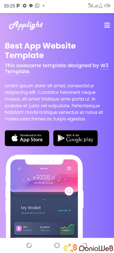 More information about "Applight - App Landing Page"