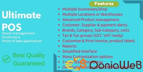 More information about "Ultimate POS - Best ERP, Stock Management, Point of Sale & Invoicing application + Addons"