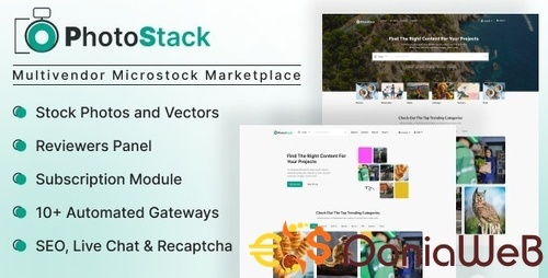More information about "PhotoStack - Multivendor Microstock Marketplace"