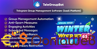 More information about "TeleGroupBot - Telegram Group Management Software (SaaS Platform)"