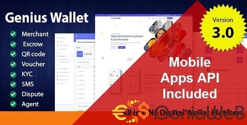 More information about "Genius Wallet - Advanced Wallet CMS with Payment Gateway API"