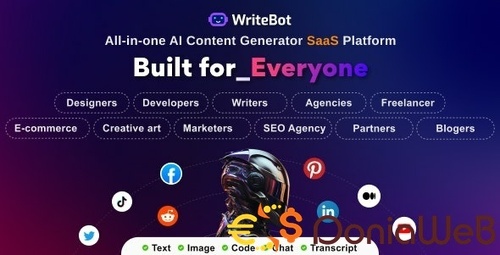 More information about "WriteBot - AI Content Generator SaaS Platform"