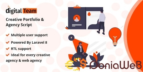 More information about "DigitalTeam - Creative Portfolio & Agency Script"