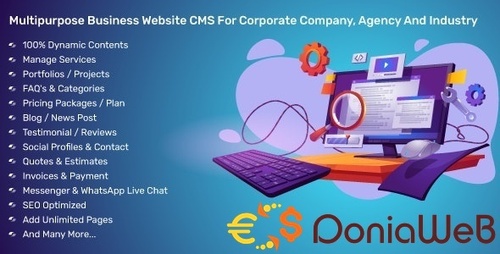 More information about "Multipurpose Business Website CMS For Corporate Company, Agency And Industry"