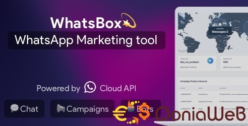 More information about "WhatsBox - The WhatsApp Marketing - Bulk Sender, Chat, Bots, SaaS"