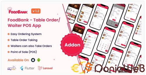 More information about "FoodBank - Table Order/Waiter Point Of Sale (POS) App"