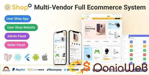More information about "Shopo eCommerce - Multivendor eCommerce Flutter App with Admin Panel & Website"
