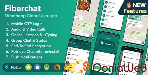 More information about "Fiberchat - Whatsapp Clone Full Chat & Call App | Android & iOS Flutter Chat app"