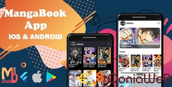 MangaBook - Flutter Manga App with Admin Panel