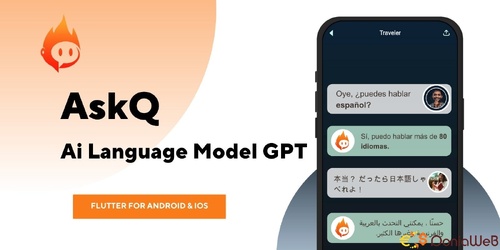 More information about "AskQ - Ai Language Model GPT - Flutter"