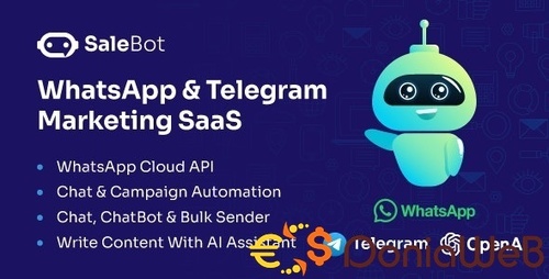 More information about "SaleBot - WhatsApp And Telegram Marketing SaaS - ChatBot & Bulk Sender"
