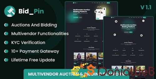 More information about "Bid_Pin - Multivendor Auction & Bidding Platform"