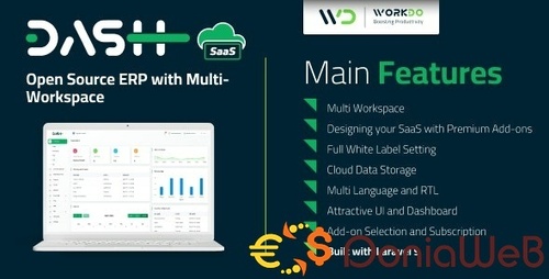 More information about "WorkDo Dash SaaS - Open Source ERP with Multi-Workspace"