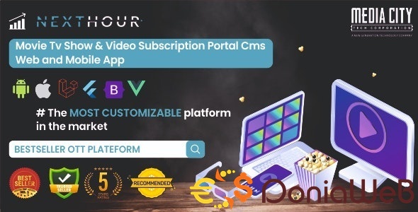 Next Hour - Movie Tv Show & Video Subscription Portal Cms Web and Mobile App