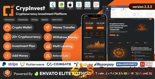 More information about "CrypInvest - Cryptocurrency Investment Platform Full Solution"