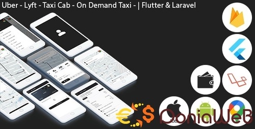 More information about "Uber - Lyft - Taxi Cab - On Demand Taxi | Complete Solution | Flutter (Android+iOS) | Laravel"