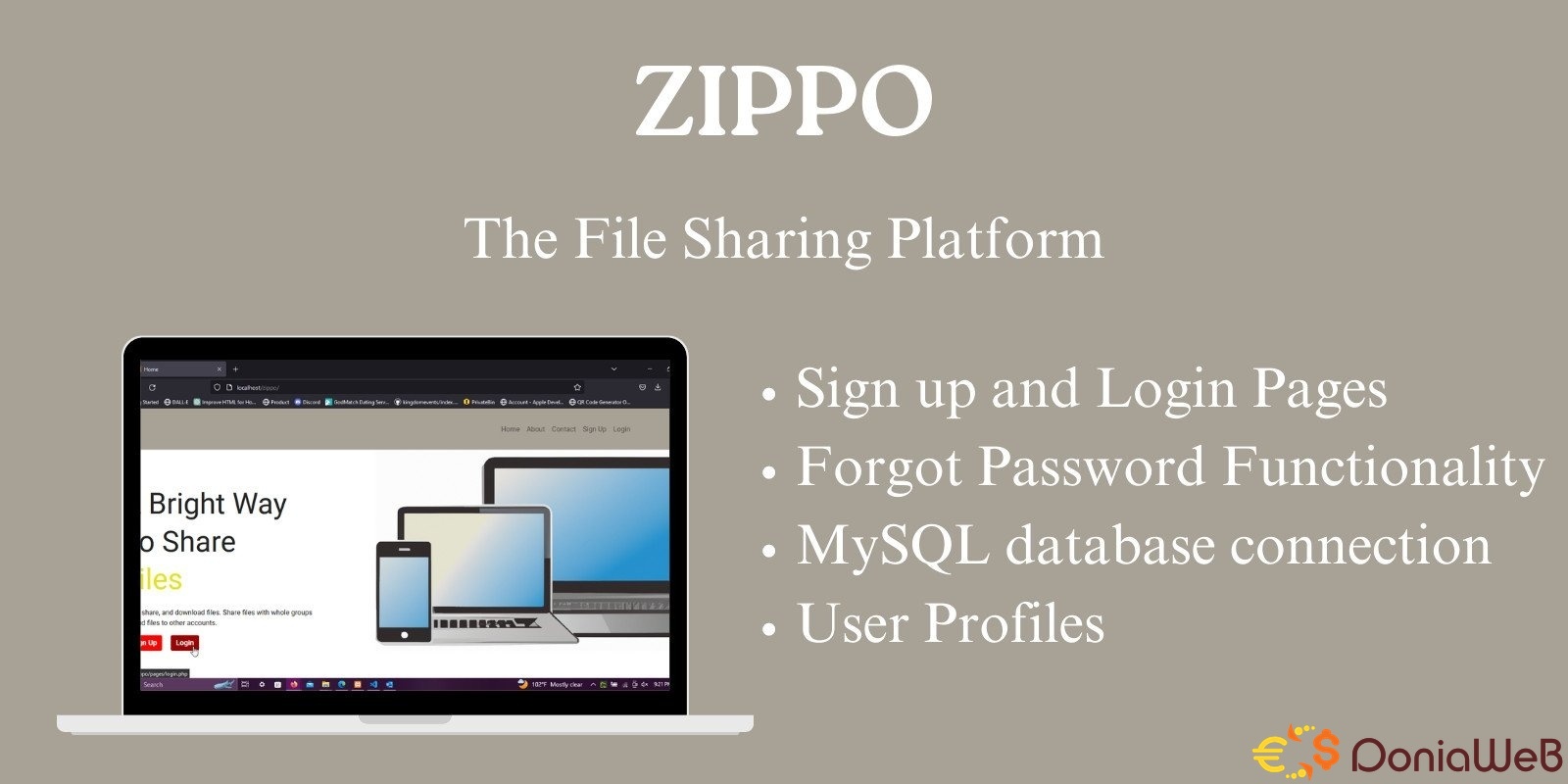 Zippo Fileshare - Filesharing Platform