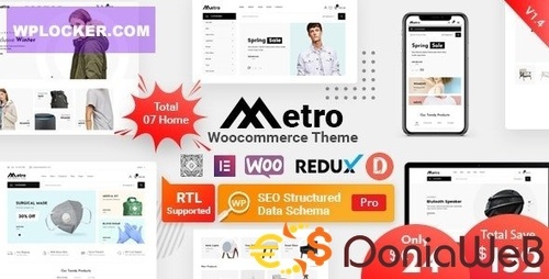 More information about "Metro – Minimal WooCommerce WordPress Theme"