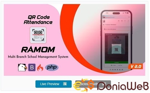 More information about "Ramom School QR Code Attendence addon"