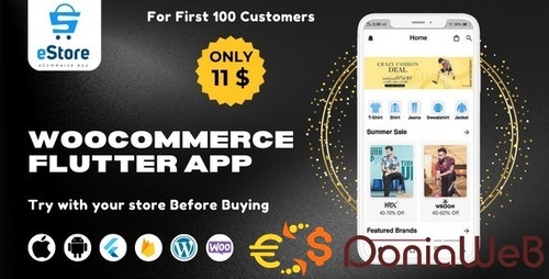 More information about "eStore - Build a Flutter eCommerce Mobile App for Android and iOS from WordPress WooCommerce Store"