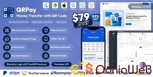 More information about "QRPay - Money Transfer with QR Code Full Solution"