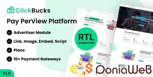 More information about "ClickBucks - Pay Per View Platform"
