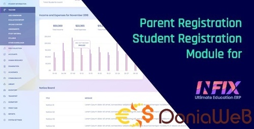 More information about "Parent Registration or Student Registration Module for InfixEdu"