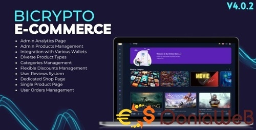 More information about "Ecommerce Addon for Bicrypto - Digital Products, Wishlist, Licenses"